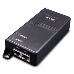 PLANET POE-164, Fast Ethernet (10/100), Connexion Ethernet, supportant l'alimentation via ce port (PoE), Montage mural