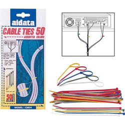 Deltaco CM04 serre-câbles Nylon Multicolore