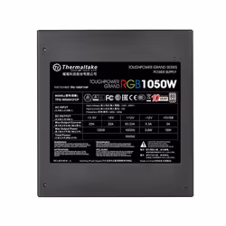 Thermaltake Toughpower Grand RGB 1050W Platinum unité d'alimentation d'énergie 24-pin ATX ATX Noir - Vue supplémentaire 7