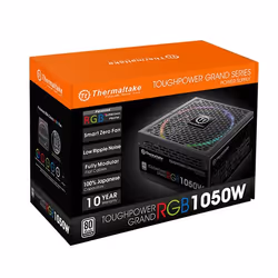 Thermaltake Toughpower Grand RGB 1050W Platinum unité d'alimentation d'énergie 24-pin ATX ATX Noir - Vue supplémentaire 8
