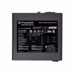 Thermaltake Smart RGB unité d'alimentation d'énergie 600 W 20+4 pin ATX ATX Noir - Vue supplémentaire 4