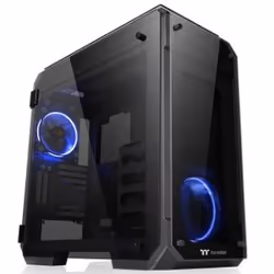 Thermaltake View 71 Tempered Glass Edition, Full Tower, PC, Noir, ATX, EATX, micro ATX, Mini-ATX, SPCC, Jouer