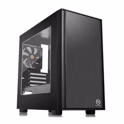Thermaltake Versa H17 Window, Micro Tower, PC, Noir, micro ATX, Mini-ITX, SPCC, 15,5 cm