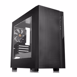 Thermaltake Versa H18, Micro Tower, PC, Noir, micro ATX, Mini-ITX, SPCC, 15,5 cm