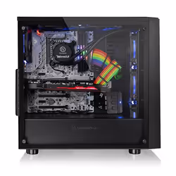 Thermaltake Versa J21 Tempered Glass Edition Midi Tower Noir - Vue supplémentaire 4