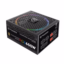 Thermaltake Toughpower Grand RGB 650W Gold (RGB Sync Edition) unité d'alimentation d'énergie 24-pin ATX ATX Noir