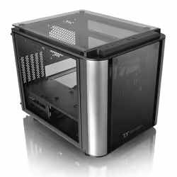 Thermaltake Level 20 VT Micro Tower Noir, Argent