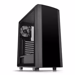 Thermaltake Versa J25 TG, Midi Tower, PC, Noir, ATX, micro ATX, Mini-ITX, SPCC, 16 cm