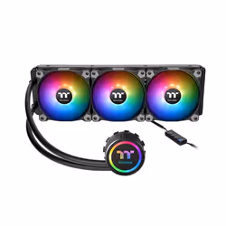 Thermaltake Water 3.0 360 ARGB Sync, Refroidisseur de liquide tout-en-un, 12 cm, 56,45 cfm, Noir