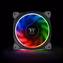 Thermaltake CL-F076-PL12SW-A système de refroidissement d’ordinateur Boitier PC Ventilateur 12 cm Noir