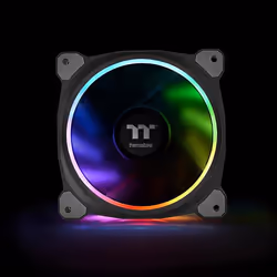 Thermaltake CL-F076-PL12SW-A système de refroidissement d'ordinateur Boitier PC Ventilateur 12 cm Noir - Vue supplémentaire 4