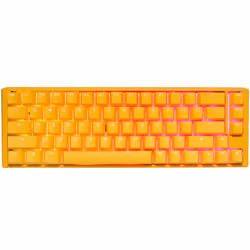 Ducky One 3 SF Yellow, 65%, USB, Clavier mécanique, LED RGB, Jaune