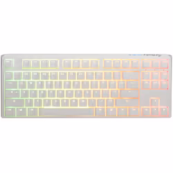 Ducky One 3 Classic White TKL, USB, Clavier mécanique, LED RGB, Blanc