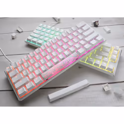 Ducky One 3 Mini Pure White clavier USB Allemand Blanc - Vue supplémentaire 10