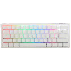 Ducky One 3 Mini Pure White clavier USB Allemand Blanc