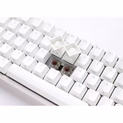 Ducky One 3 Mini Pure White clavier USB Allemand Blanc