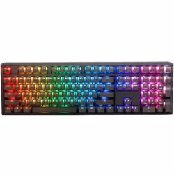 Ducky One 3 Aura, Taille réelle (100 %), USB, Clavier mécanique, QWERTY, LED RGB, Noir