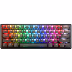 Ducky One 3 Aura Mini, 60%, USB, Clavier mécanique, QWERTY, LED RGB, Noir