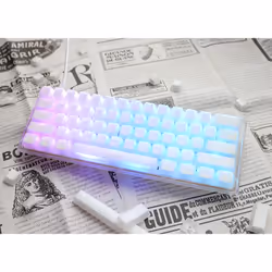 Ducky One 3 Aura White Mini clavier USB QWERTY US International Blanc
