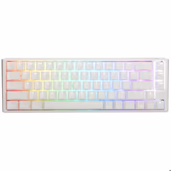 Clavier - Ducky - One 3 SF White - Cherry MX Red - Rétroéclairage RGB - Ultra-compact 65%