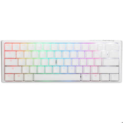 Clavier - Ducky - One 3 Mini White - Mécanique - Rétroéclairage RGB - 60% Compact