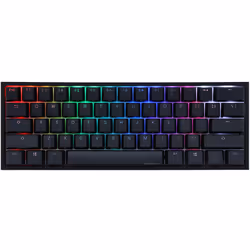 Ducky One 2 Pro Mini, Mini, USB, Clavier mécanique, LED RGB, Noir