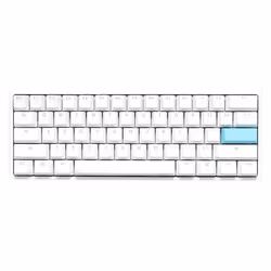 Ducky DKON2061ST, Mini, USB, Clavier mécanique, QWERTZ, LED RGB, Blanc