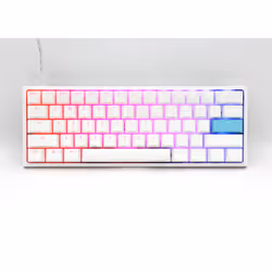 Ducky DKON2061ST clavier USB QWERTZ Allemand Blanc