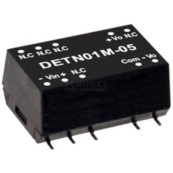 Mw Mean Well DETN01M-15 Module convertisseur cc/cc 34 mA 1 w Nbr. de sorties: 2 x Contenu 1 pc(s)
