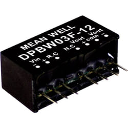 Module convertisseur cc/cc mw Mean Well DPBW03F-15 Nbr. de sorties: 2 x 100 mA 3 w 1 pc(s)