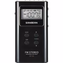 Sangean DT-120 Radio digitale stéréo AM / FM Amplificateur Noir