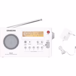 enquête Tuner FM/AM 10 stations mémorisables Réveil par radio ou buzzer description Cette radio portable Sangean au design at ...