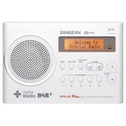 Sangean DPR-69+ Portable Numérique Blanc