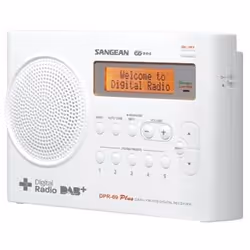 Sangean DPR-69+ Portable Numérique Blanc