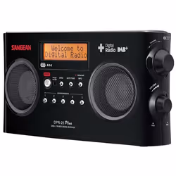 Sangean DPR-25+ Numérique Noir