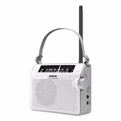 Sangean PR-D6 Portable Analogique Blanc