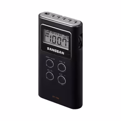 Sangean DT-120B Radio portable Numérique Noir