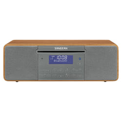 Sangean DDR-47BT Système stéréo portable Numérique 14 W DAB+, FM Gris, Noyer Lecture de MP3
