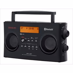 Sangean DPR-26BT Portable Numérique Noir