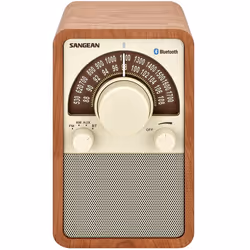 Sangean WR-15BT, Personnel, Analogique, AM, FM, MW, 87,5 - 108 MHz, 10 W, 7,62 cm (3")