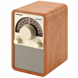 Sangean WR-15BT Personnel Analogique Noyer