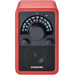 Sangean WR-15BT Personnel Analogique Rouge