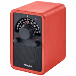 Sangean WR-15BT Personnel Analogique Rouge - Vue supplémentaire 2