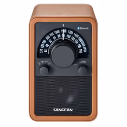 Sangean WR-15BT, Personnel, Analogique, AM, FM, MW, 87,5 - 108 MHz, 10 W, 7,62 cm (3")