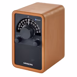 Sangean WR-15BT Personnel Analogique Marron