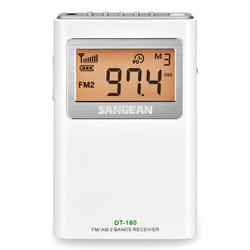 Sangean DT-160 Portable Numérique Blanc