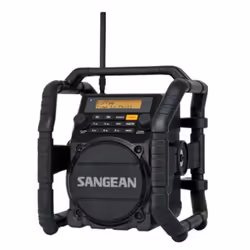 Sangean U-5 DBT, Chantier, Analogique et numérique, DAB+, FM, 87,5 - 108 MHz, 174 - 240 MHz, CT, PS, PTY, RT