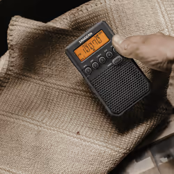 Sangean DT-800 Portable Numérique Bleu, Blanc - Vue supplémentaire 5