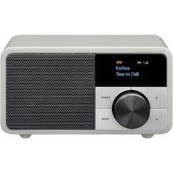 Sangean - Genuine Mini DDR-7 Radio de table dab+, fm aux, Bluetooth argent R165751