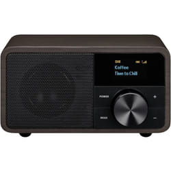 Sangean - Genuine Mini DDR-7 Radio de table dab+, fm aux, Bluetooth marron foncé R165711